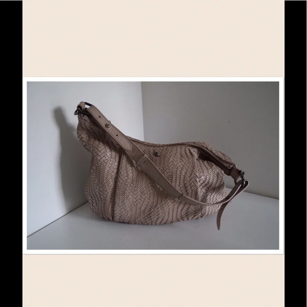 Elliott Luca leather  hobo bag